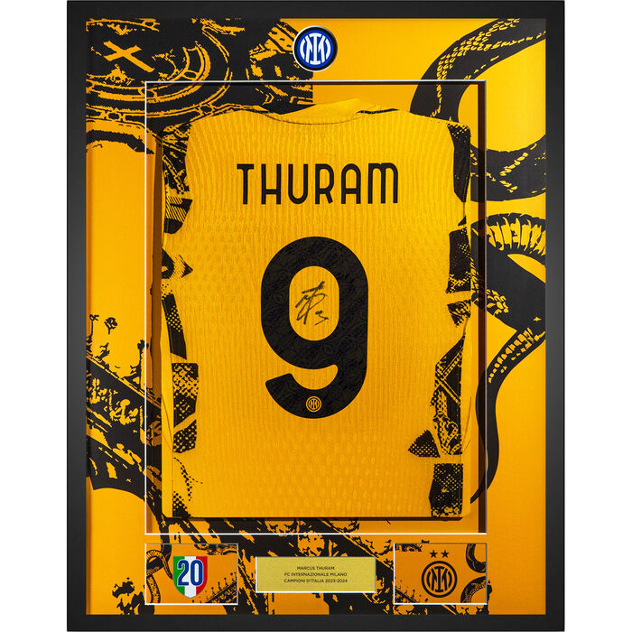Image IM MAILLOT THIRD 2 STARS 2024/25 DÉDICACÉ PAR THURAM