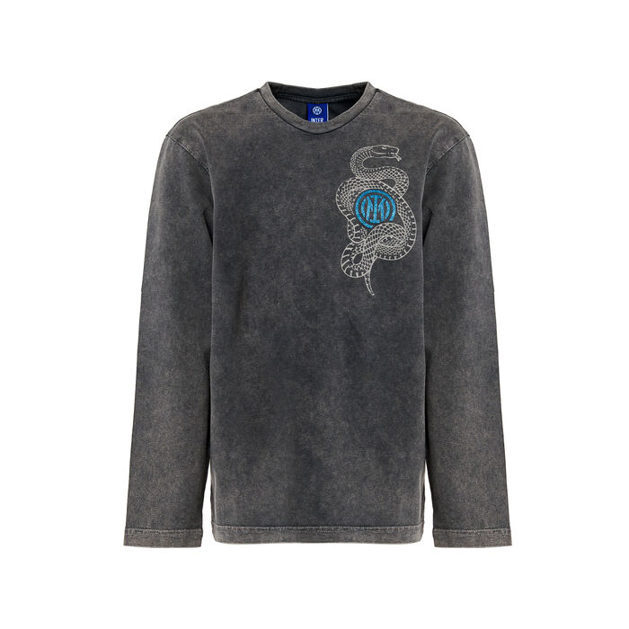 Image IM LONG-SLEEVED SNAKE CLUB KIDS' T-SHIRT